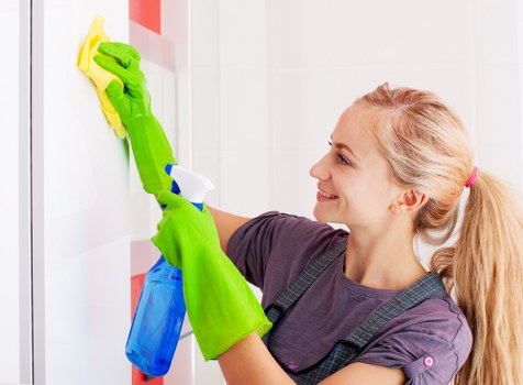 Professional carpet cleaning equipment in use during a service appointment
